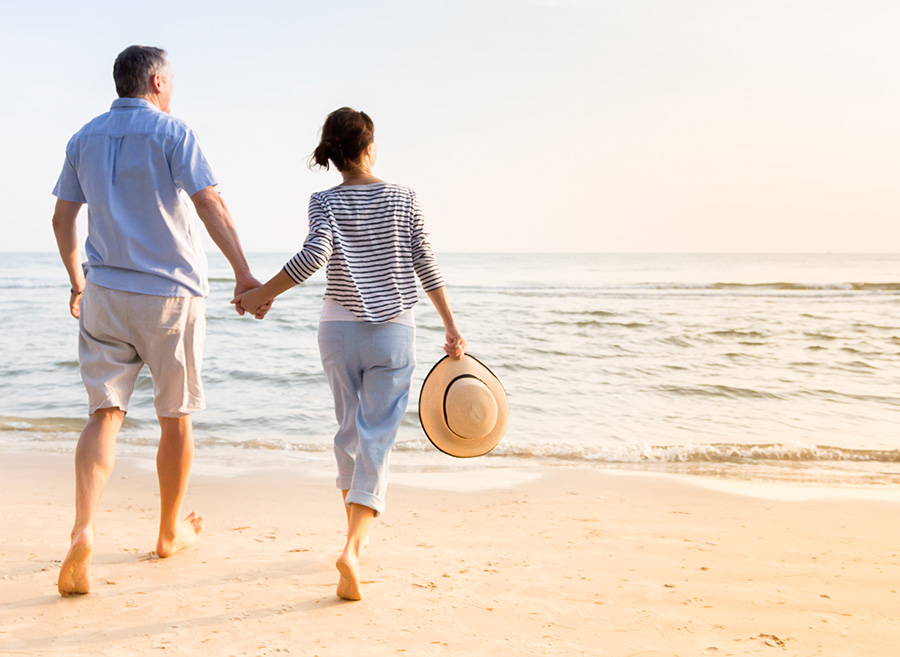 Couple on beach