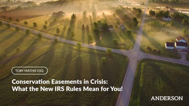 Conservation Easements in Crisis What the New IRS Rules Mean for You!